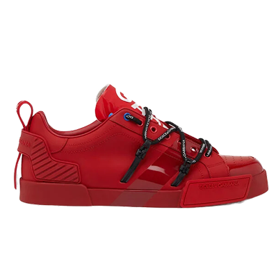 Portofino sneakers in calfskin and patent leather